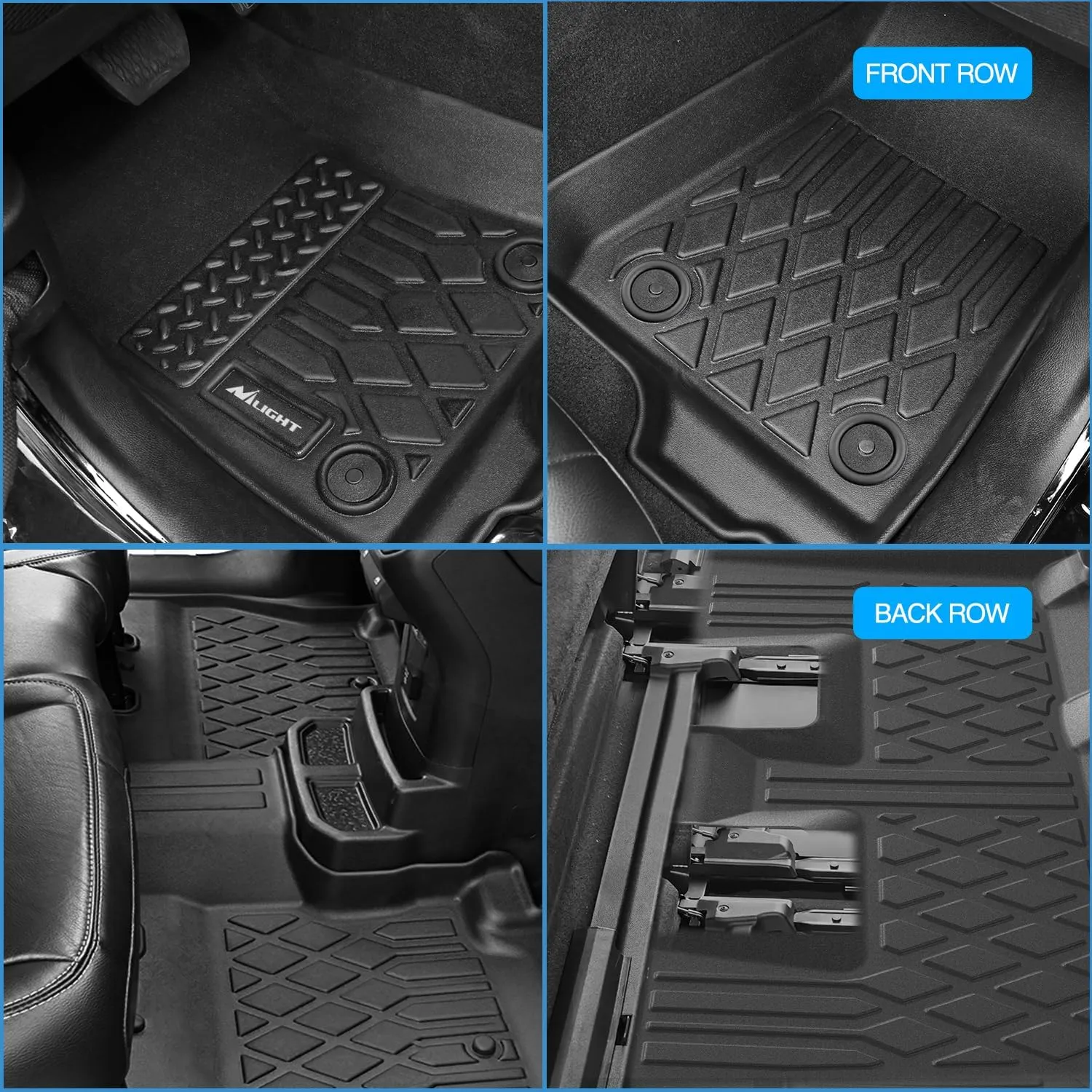 2016-2022 Honda Pilot 7 Passenger TPE Floor Mats