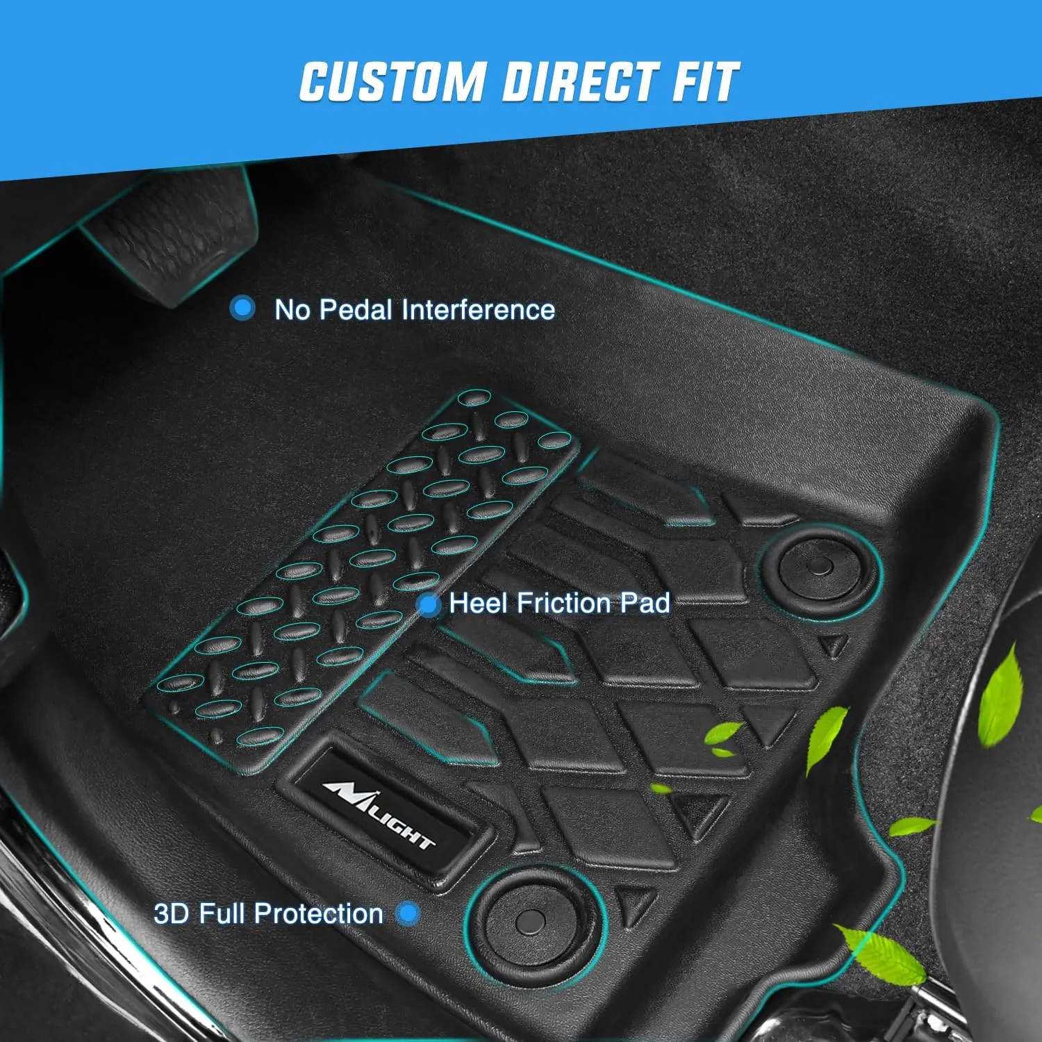 2016-2022 Mercedes Benz GLC TPE Floor Mats