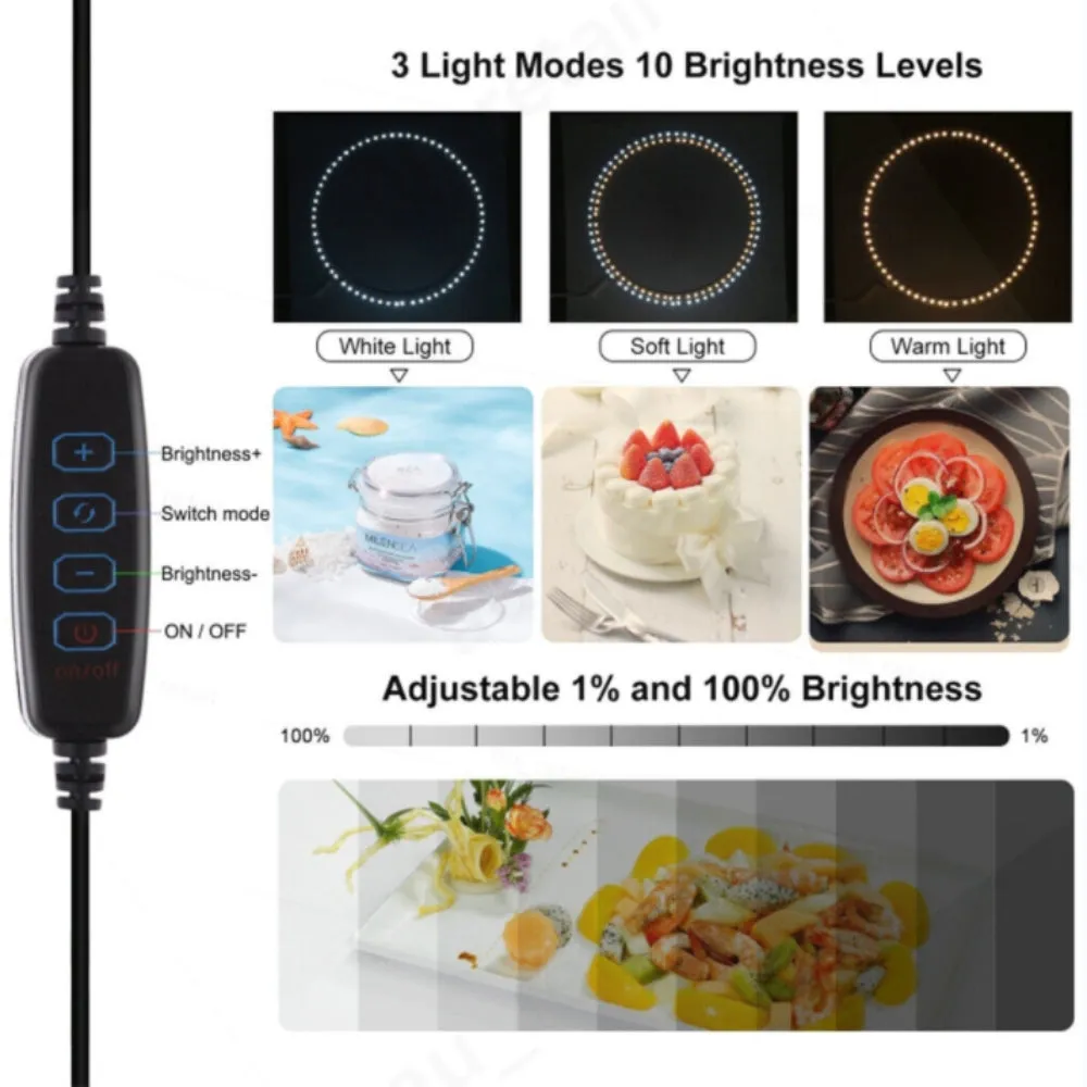 40CM Portable Photo Studio LED Light Tent Soft Box Room Photography