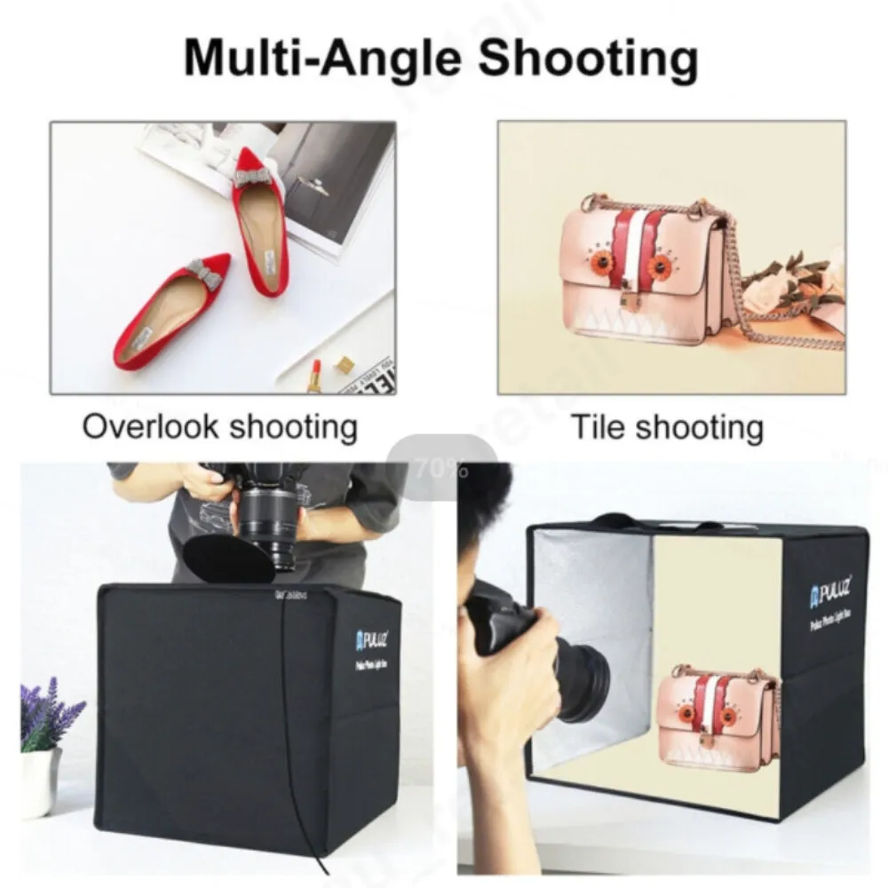 40CM Portable Photo Studio LED Light Tent Soft Box Room Photography