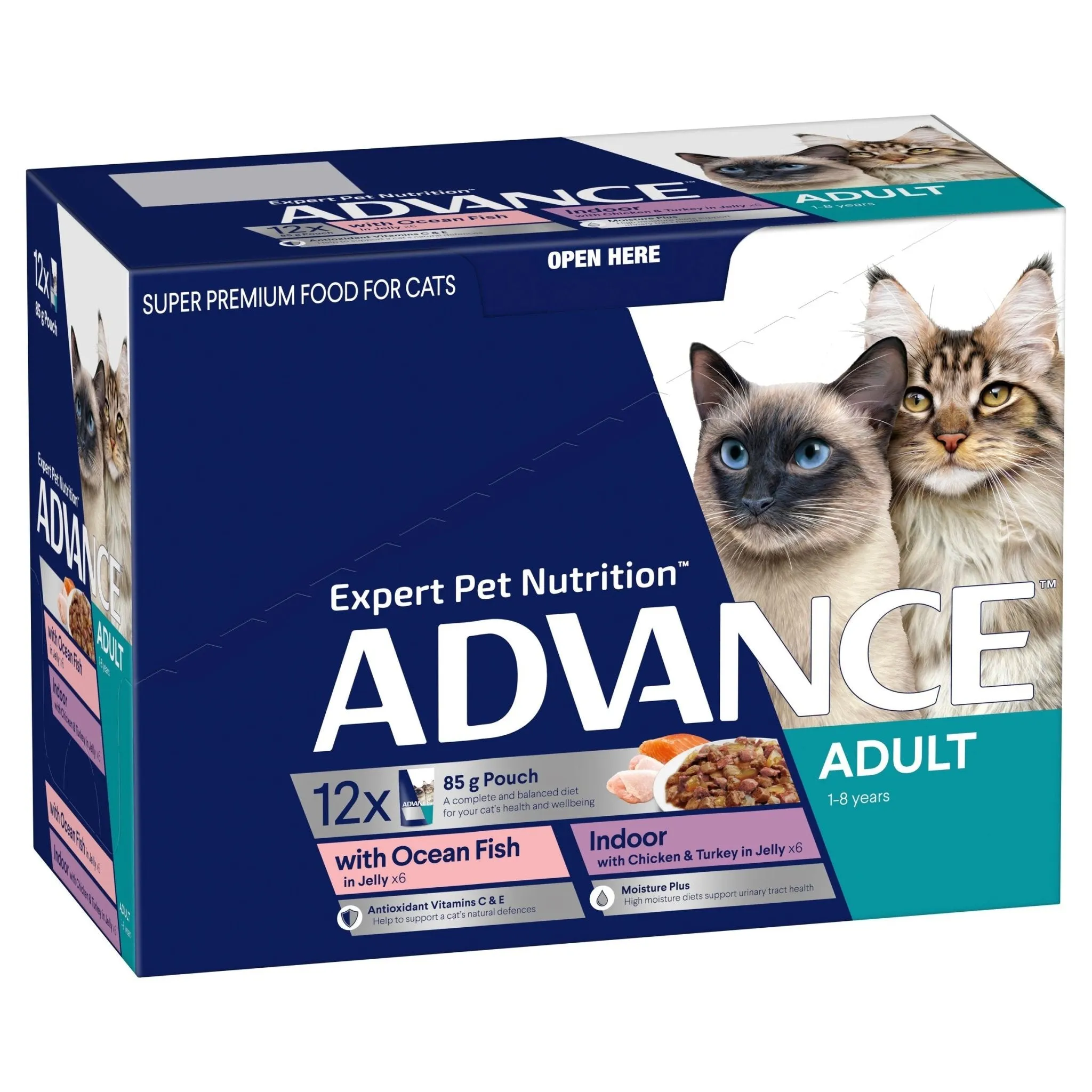 Advance Cat Wet Multi in Jelly 85g x 12 Pack