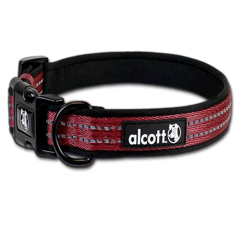 Adventure Dog Collar With Reflective Stitching & Neoprene Padding