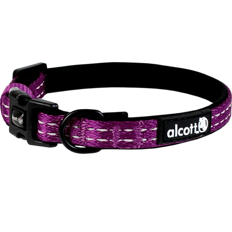 Adventure Dog Collar With Reflective Stitching & Neoprene Padding