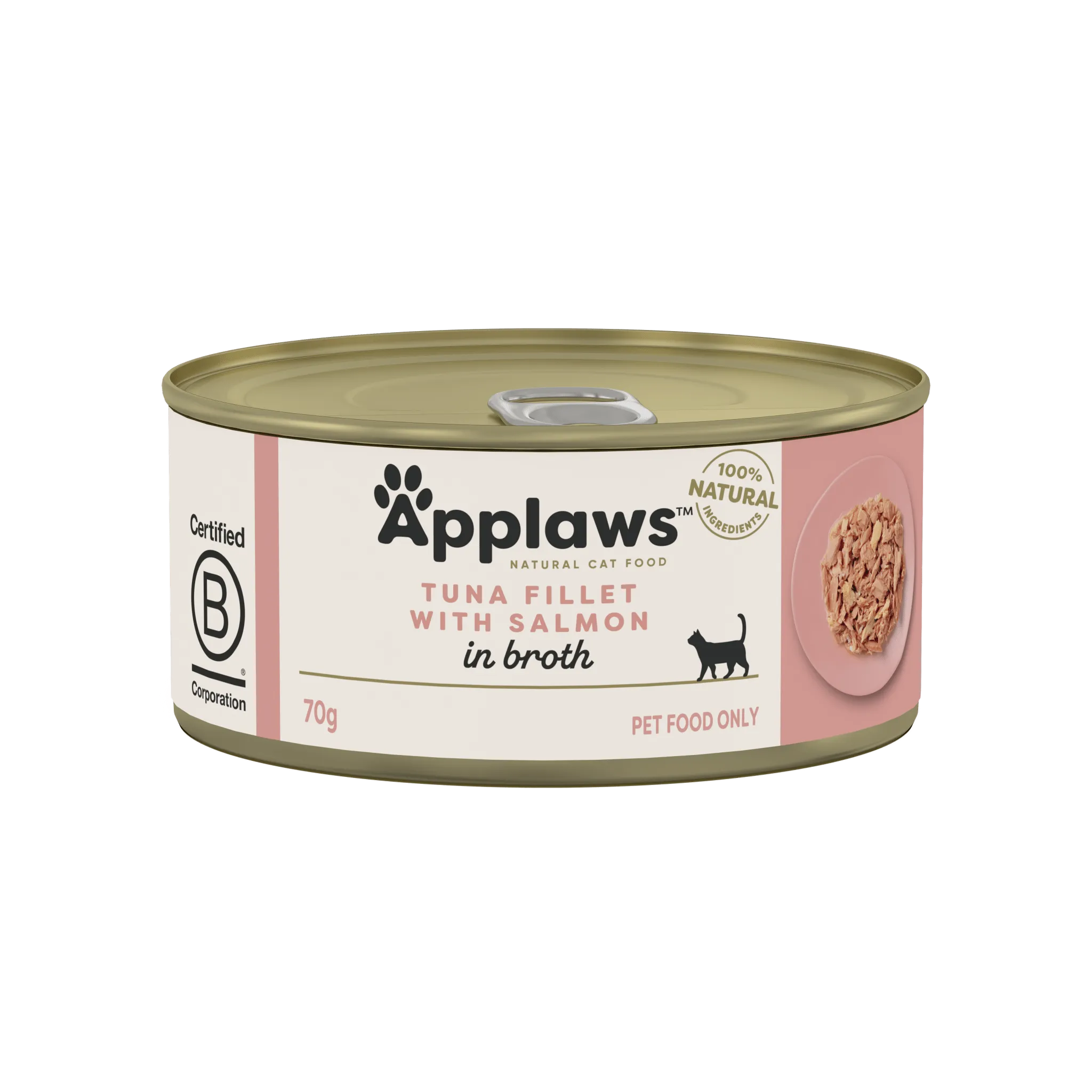 Applaws Cat Tuna Fillet Broth 70g 24-Pack (2 Flavour)