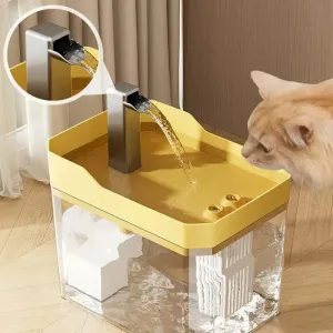 Automatic Cat Water Fountain – Quiet Filtered Drinking Bowl for Pets