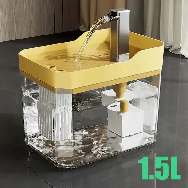 Automatic Cat Water Fountain – Quiet Filtered Drinking Bowl for Pets