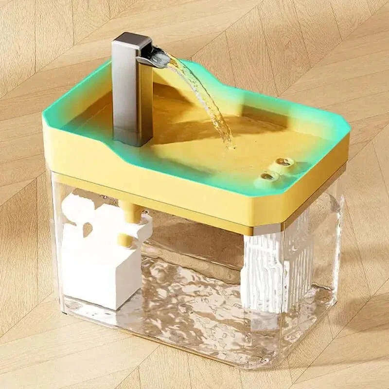 Automatic Cat Water Fountain – Quiet Filtered Drinking Bowl for Pets