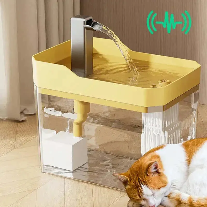 Automatic Cat Water Fountain – Quiet Filtered Drinking Bowl for Pets