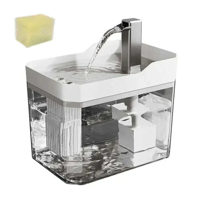 Automatic Cat Water Fountain – Quiet Filtered Drinking Bowl for Pets