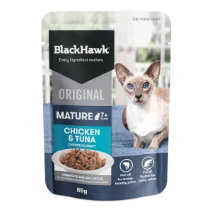 Black Hawk Cat 7  Chicken & Tuna in Gravy 85g 12 Pack