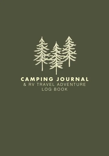 Camping Journal & RV Travel Adventure Log Book 7x10 Coil