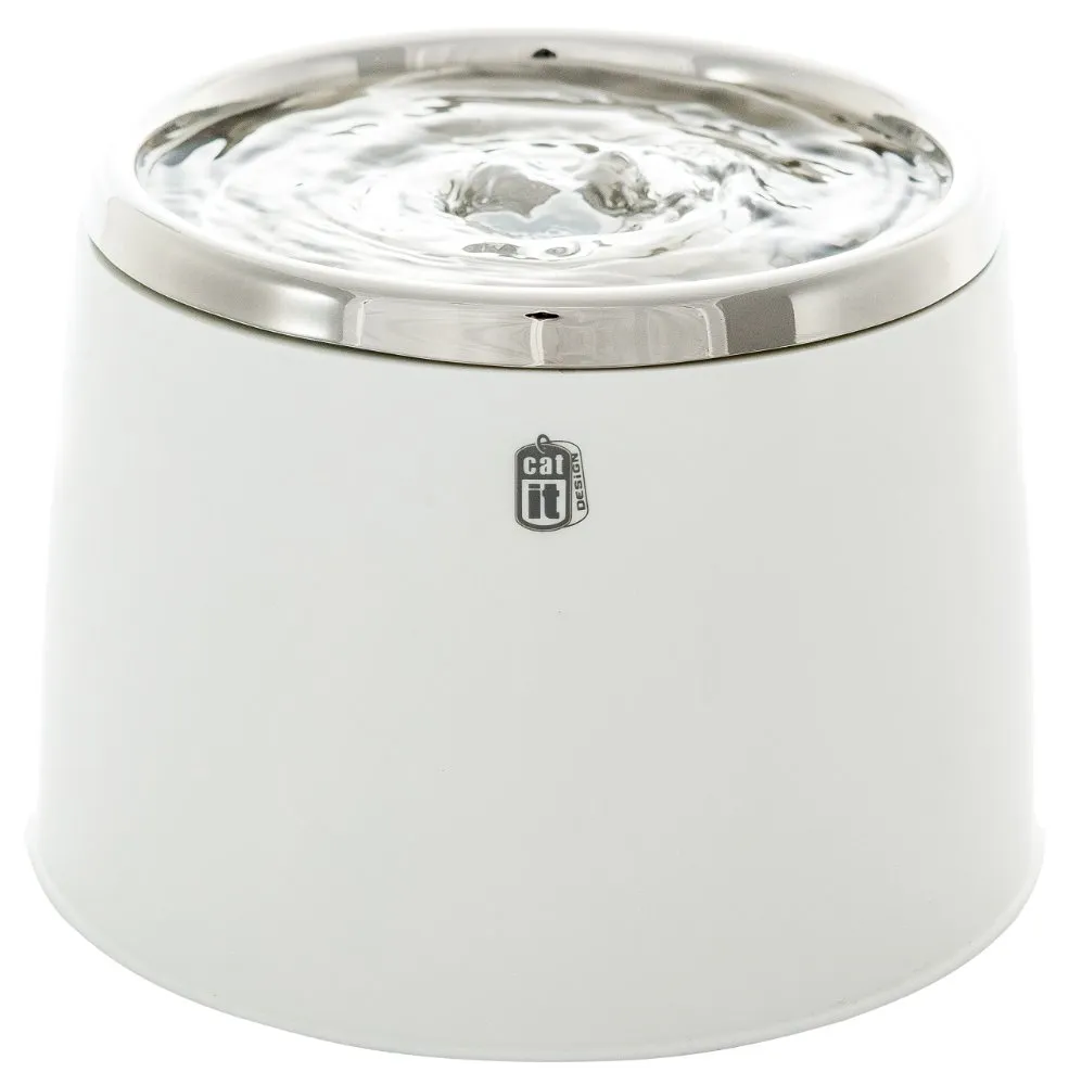 Catit Fresh & Clear Stainless Steel Top Drinking Fountain 2L