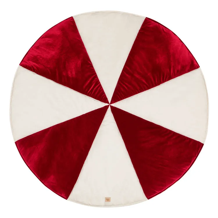 Christmas Round Patchwork Mat