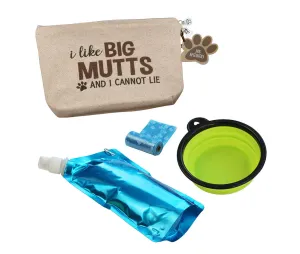 Dog Travel Kit "I Like Big Mutts and I Cannot Lie"