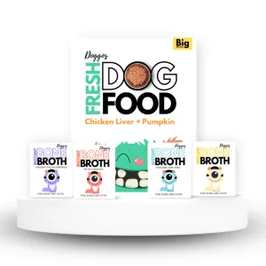 Doggos The Super Monster Club Fresh Food and Bone Broth for Dogs (Limited Shelf Life)