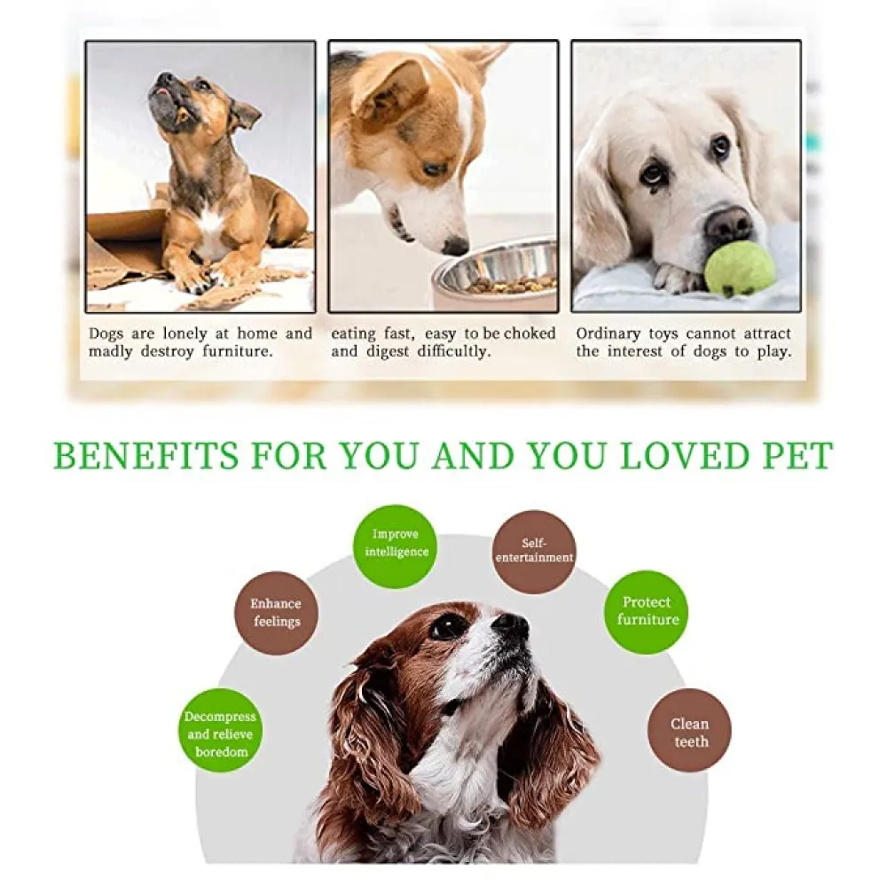 Emily Pets Intelligence Food Treated Puzzle Toy for Dogs and Cats (Green)
