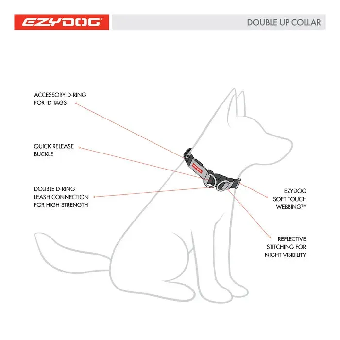 EzyDog Double Up Collar - Corduroy