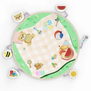 Fancy Fluff Organic Baby Play Mat - Picnic