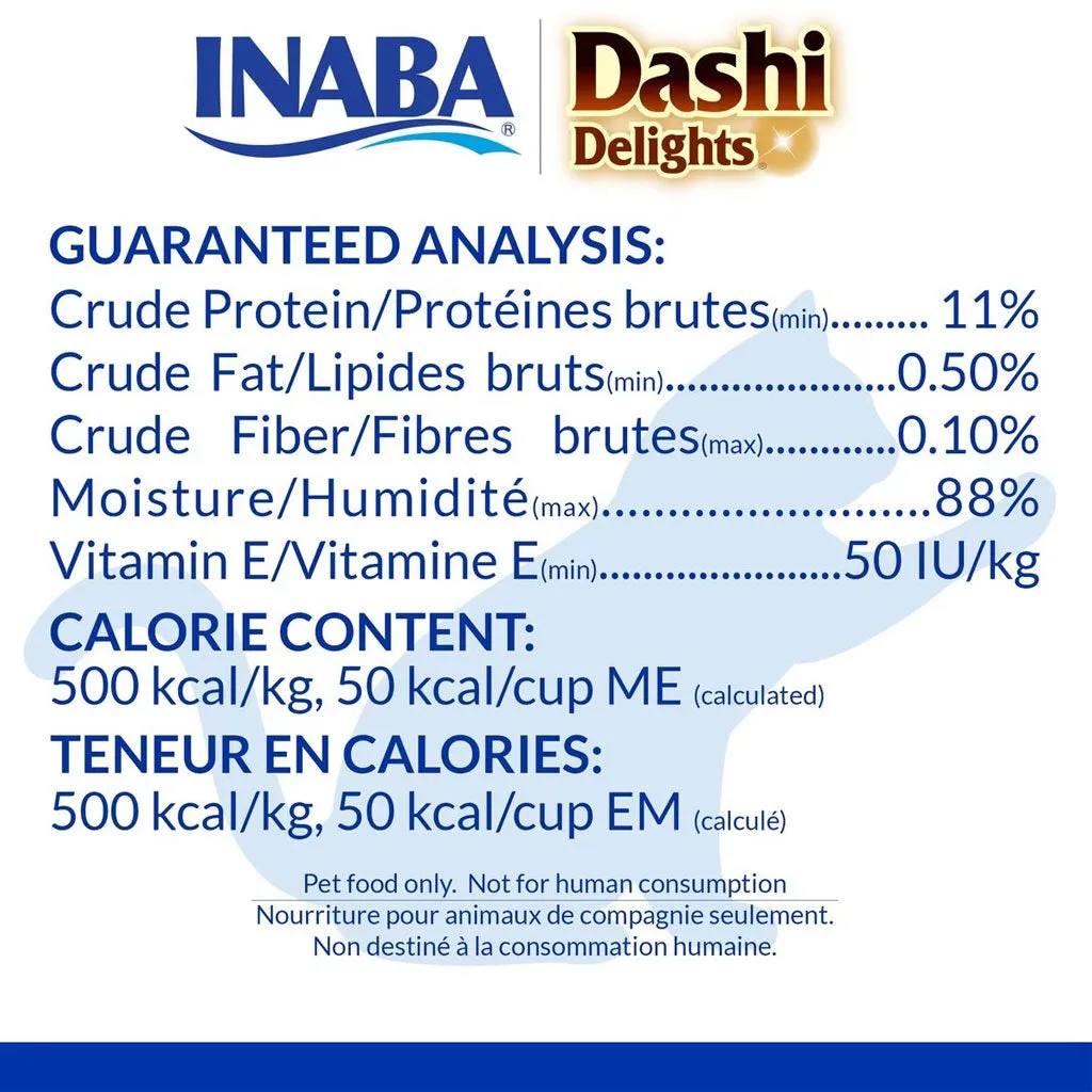Inaba Dashi Delights Chicken Variety Pack in Broth Cat Food, 2.5-oz, pack of 12