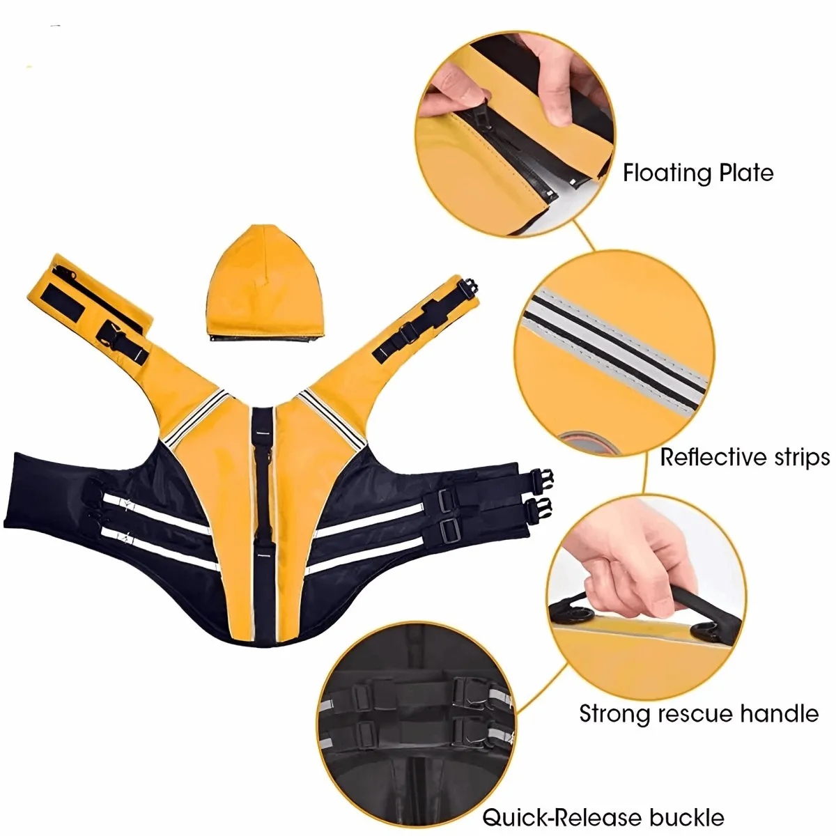 Life Jacket With Removable Neck Pad