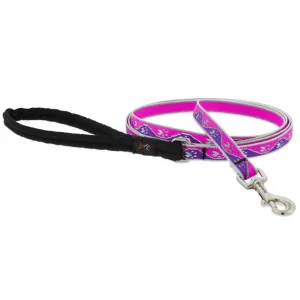 Lupine Dog Leash High Lights 1/2" Width X 6' Length Pink Paws