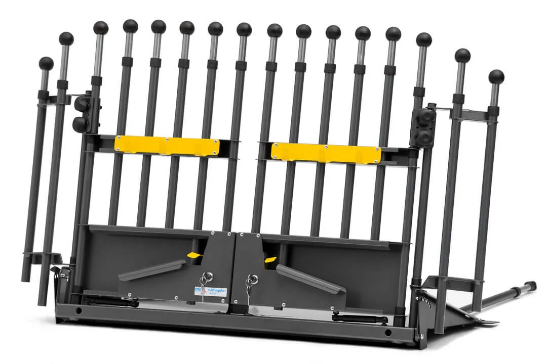 MIM Safe Variogate Double - Crash Tested Gate for Cars