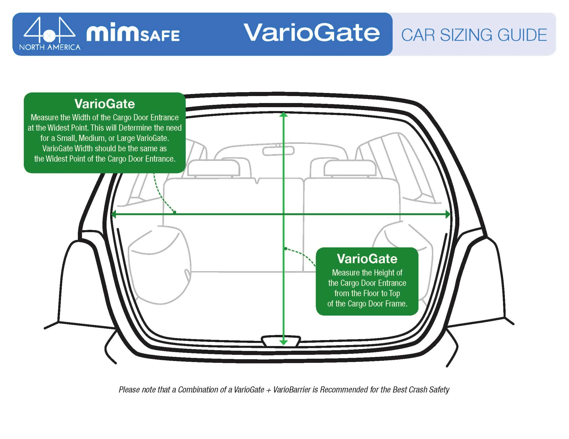 MIM Safe Variogate Double - Crash Tested Gate for Cars