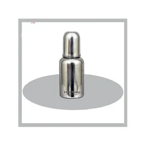 Missile Sterilizable 304 Grade Joint Less Steel Feeding Bottle - 250 ml