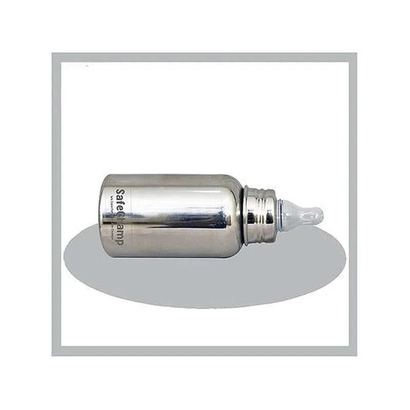 Missile Sterilizable 304 Grade Joint Less Steel Feeding Bottle - 250 ml
