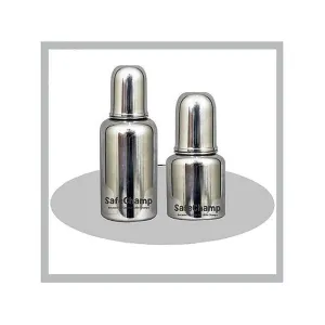 Missile Sterilizable 304 Grade Joint Less Steel Feeding Bottle (Pack-2) - 150 ml & 300 ml