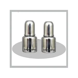 Missile Sterilizable 304 Grade Joint Less Steel Feeding Bottle (Pack-2) - 150 ml