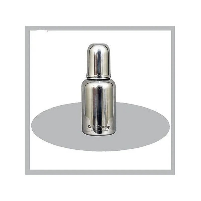 Missile Sterilizable 304 Grade Joint Less Steel Feeding Bottle (Pack-2) - 300 ml
