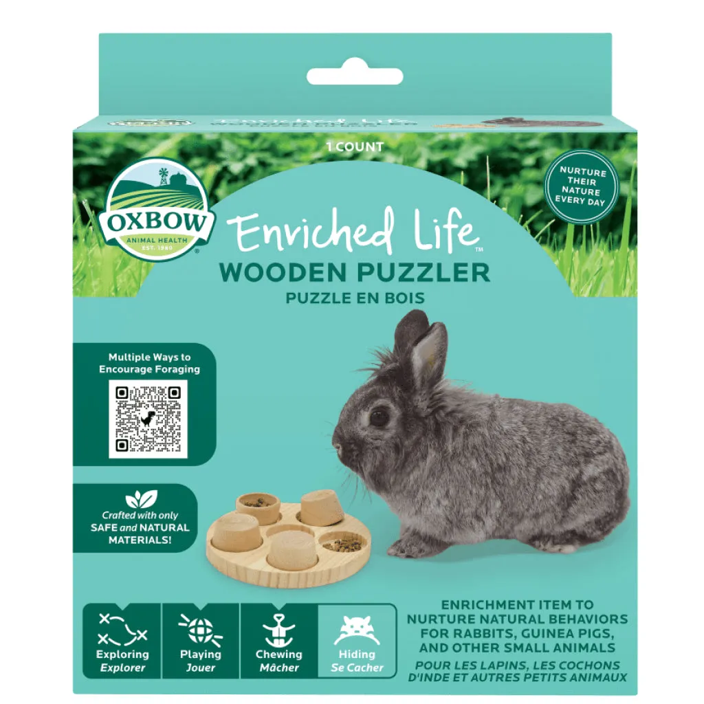 Oxbow Enriched Life Wooden Puzzler Toy For Small Animals