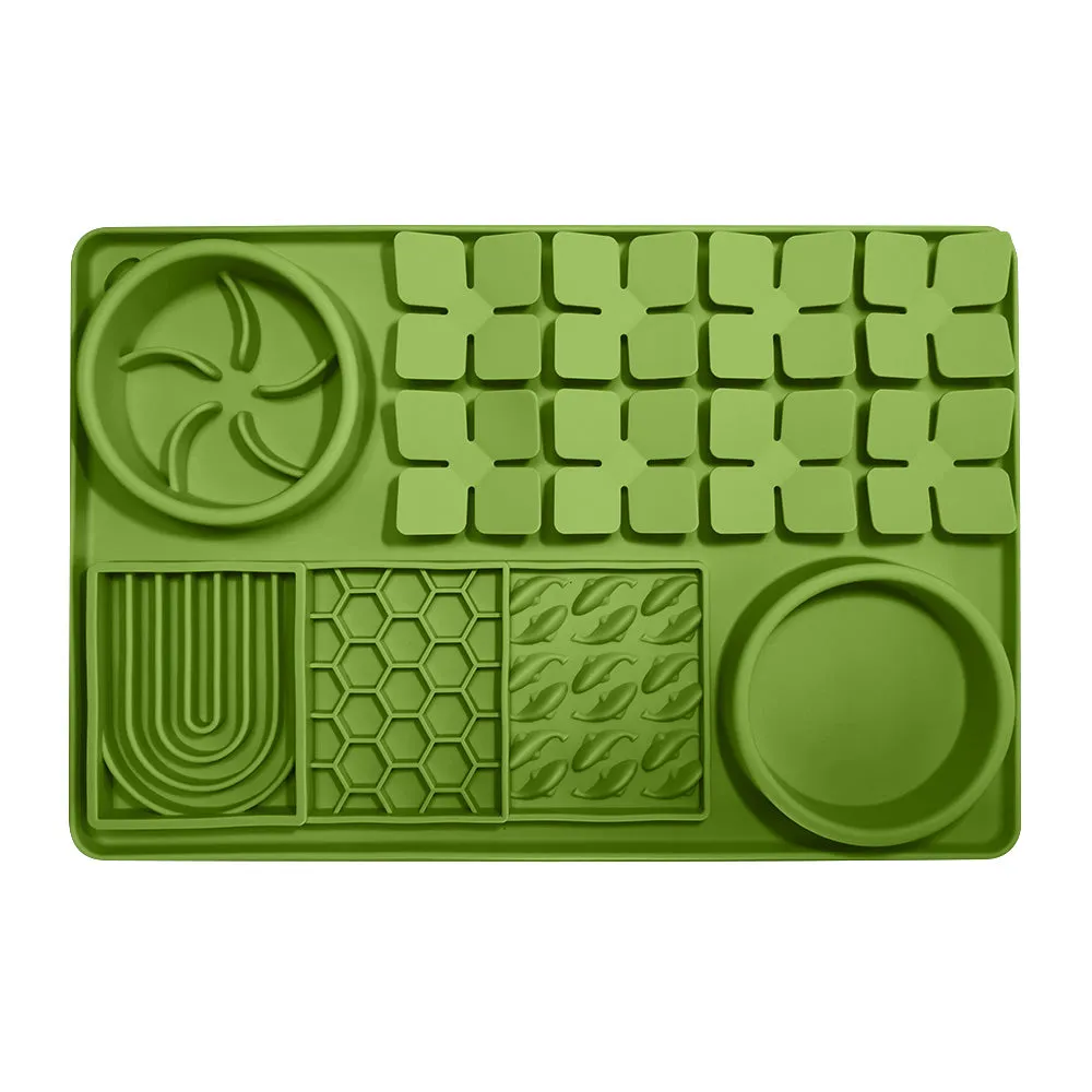 Paw Puzzle Silicone Slow Feeding Mat
