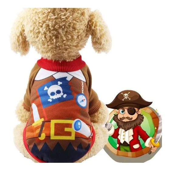 Pet Clothes Pirate Pattern