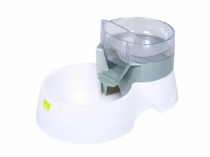 PET FEEDER 2IN1 28x19x17cm grey