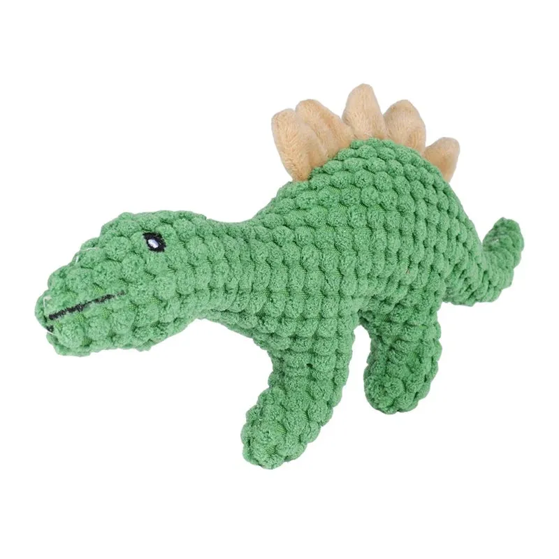 Pet Plush Toy Cat Dog Dinosaur Shape Puzzle Toy | Bite Resistant Interactive Pet Dog Teeth Cleaning Chew Toy Pet Supplies | Alo Trendy