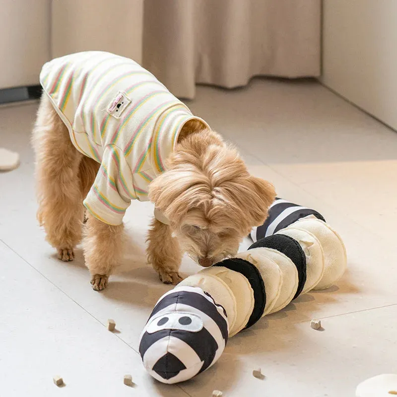 Pet Sniffing Snakes Toys | Dog Puzzle Toys | Hide Food Relieve Boredom Plush Squeak Toys | Wear and Bite Resistant | Alo Trendy