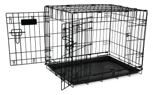 Petmate 2 Door Training Retreat Dog Kennel - Black - 24 in