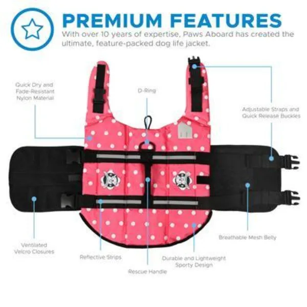 Pink Polka Dot Life Jacket
