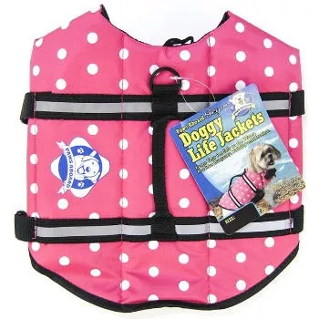 Pink Polka Dot Life Jacket