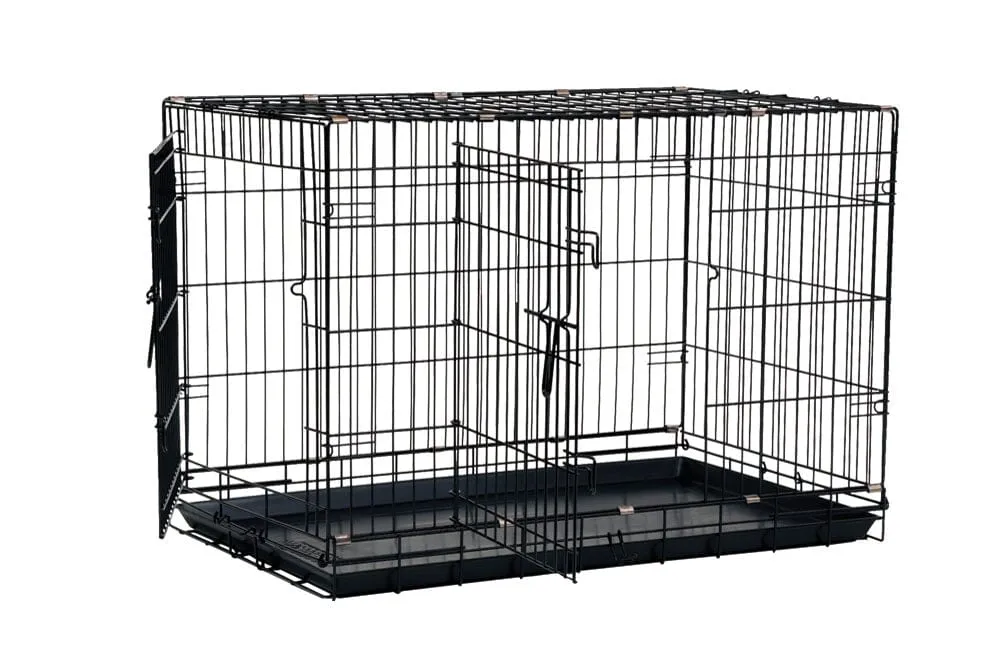 Precision Pet Products 2 Door Great Crate for Dog - Black - 42 in