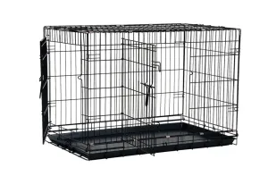Precision Pet Products 2 Door Great Crate for Dog - Black - 42 in