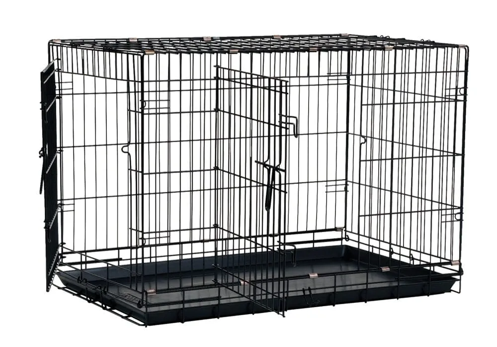Precision Pet Products 2 Door Great Crate for Dog - Black - 48 in