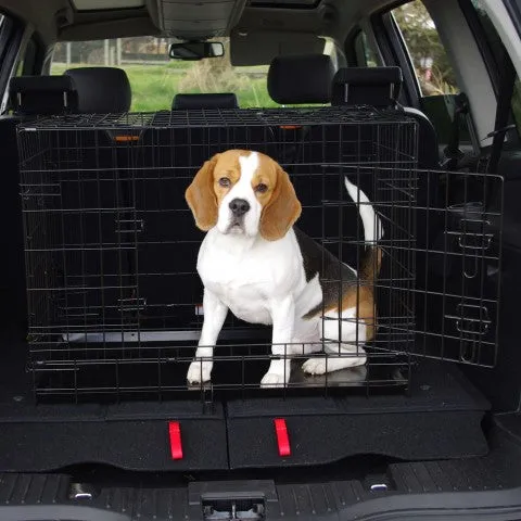 Rac Metal Flat Crate with Plastic Tray for Dogs