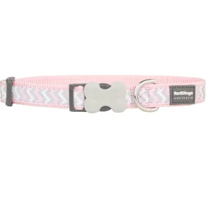 Red Dingo Pink Reflective Ziggy Dog Collar