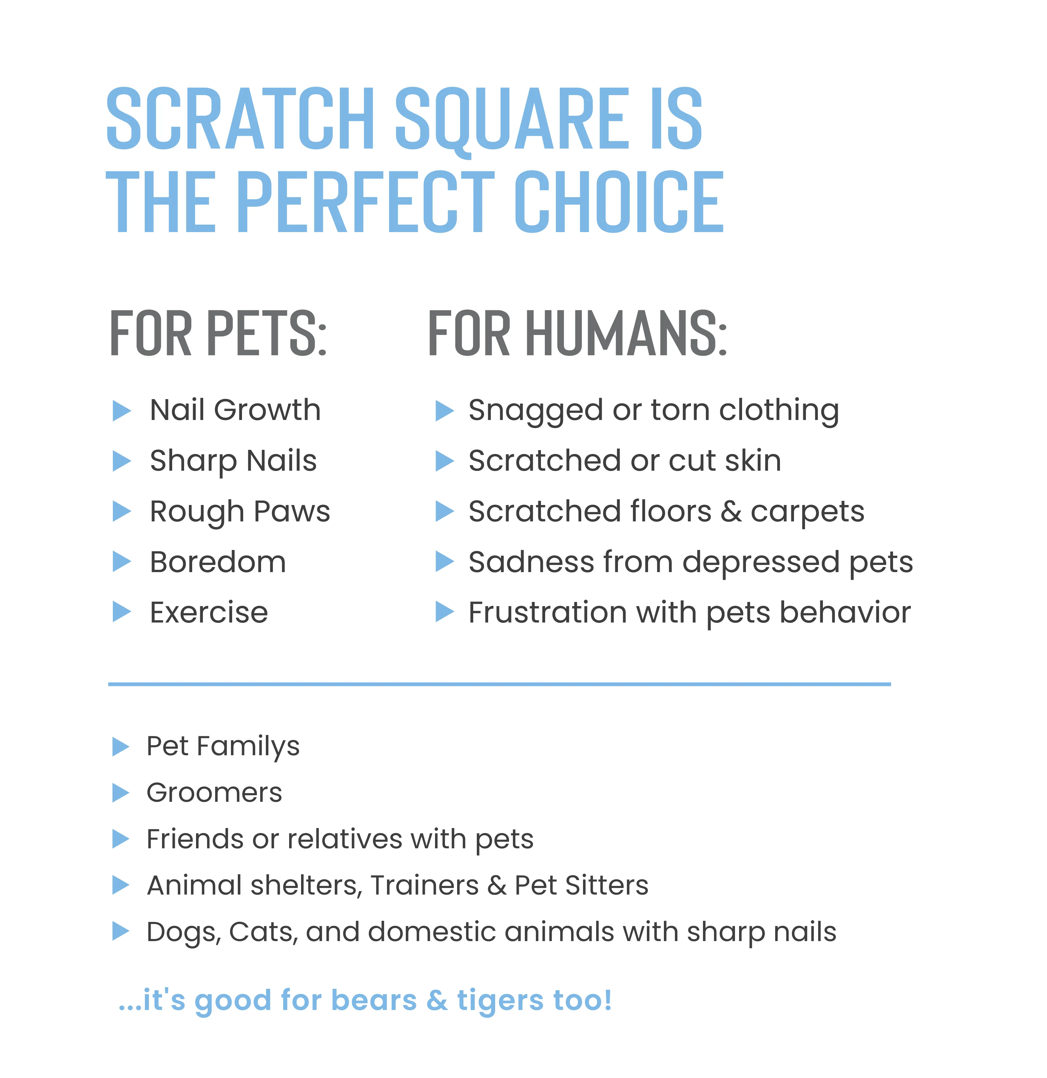 Scratch Square for Dogs