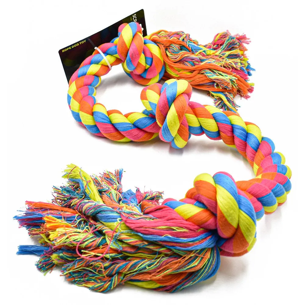 Scream 3-Knot Jumbo Rope Dog Toy - 120cm