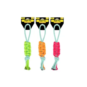 Smart Choice Handle & Braided Rope Dog Toy