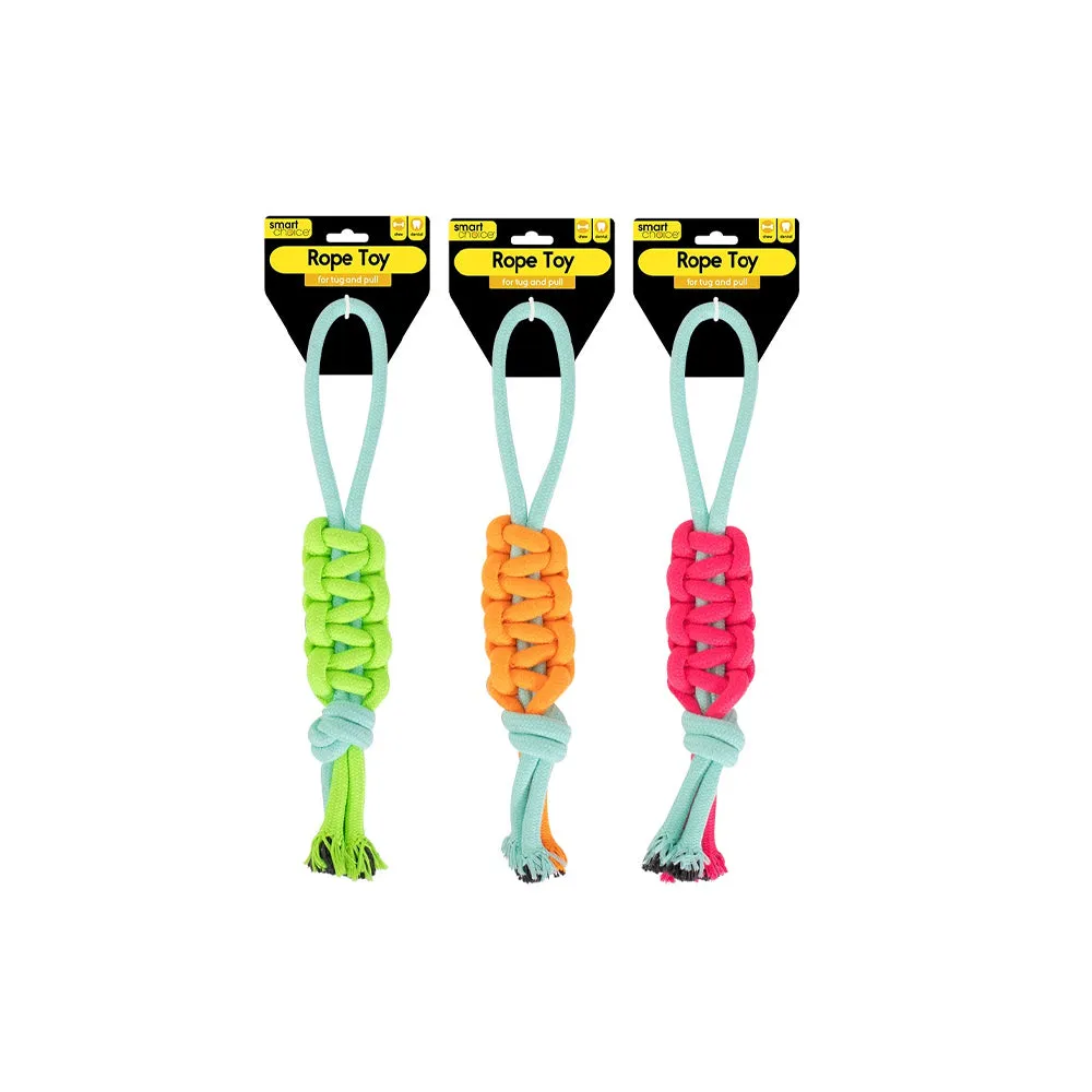 Smart Choice Handle & Braided Rope Dog Toy